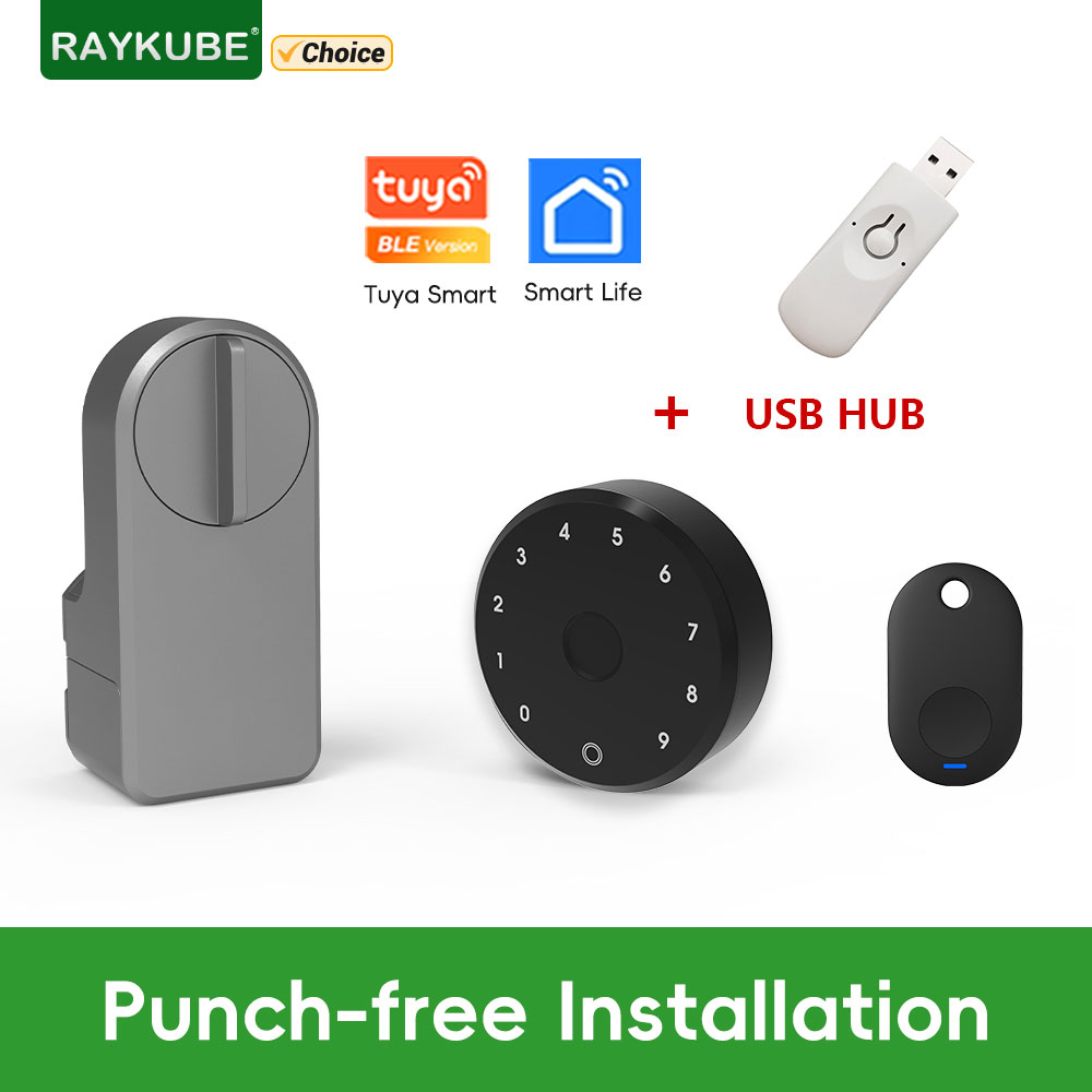 Smart Garden Door Lock - RAYKUBE A1 Pro Tuya BEL Smart