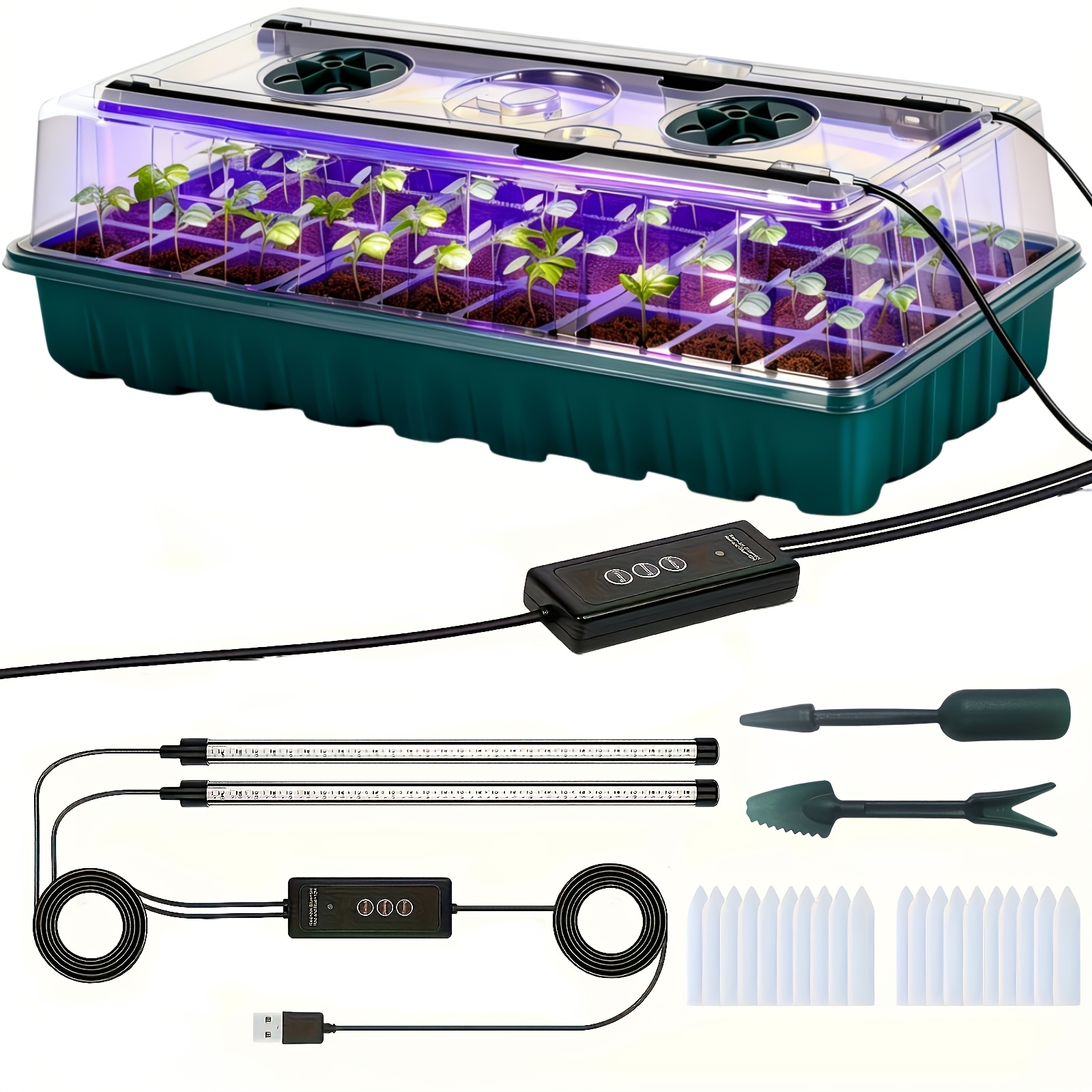 Smart Garden In Home - High Dome Seedling Propagation Tray Kit