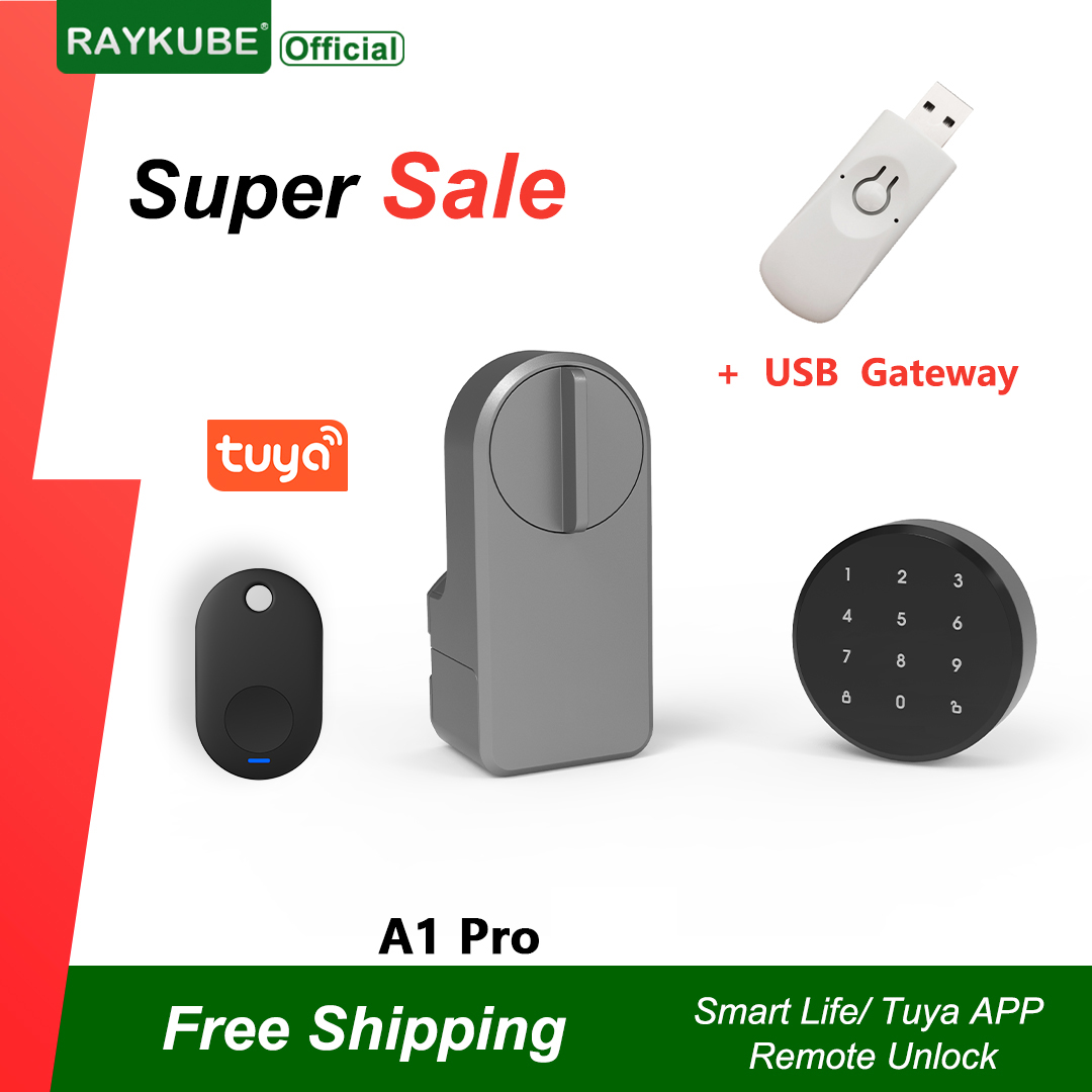 Smart Garden Door Lock - RAYKUBE A1 Pro Tuya BEL Smart