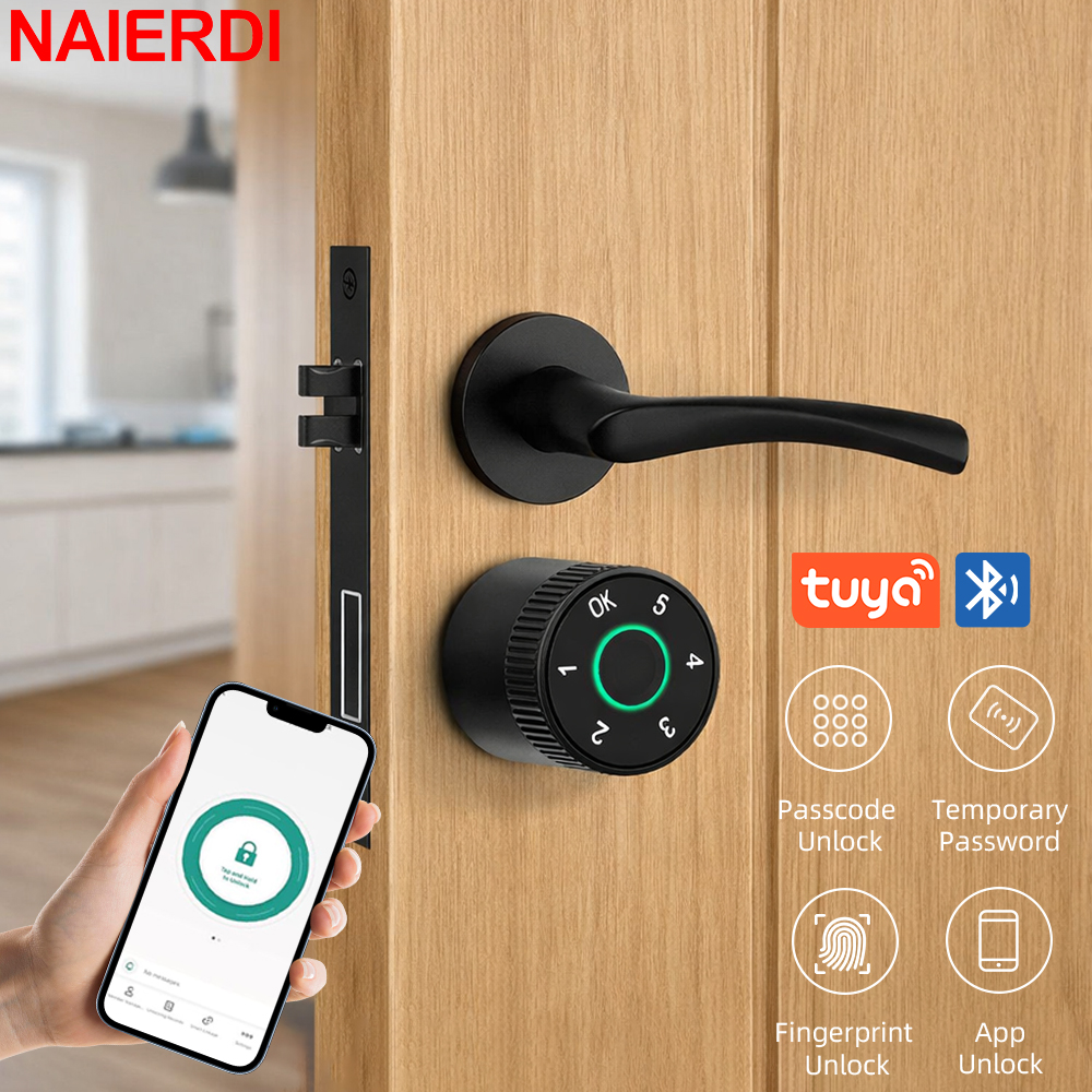 Smart Garden Door Lock - NAIERDI Smart Lock Cylinder Tuya App
