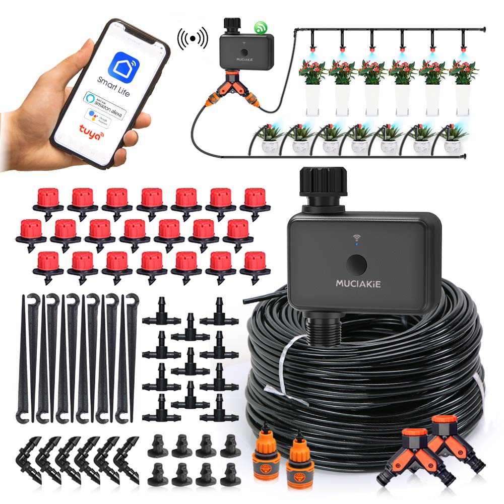 Smart Garden Sprinkler - 30-10m Garden Dual-band WiFi Timer Irrigation