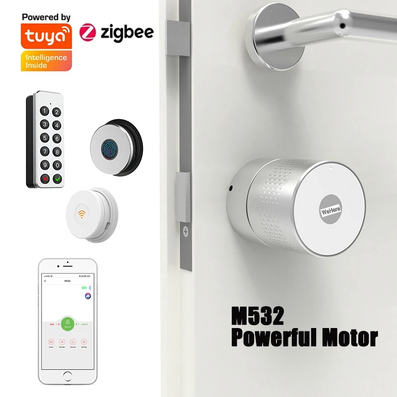 Smart Garden Door Lock - Tuya Wehere App M532 Smart Door