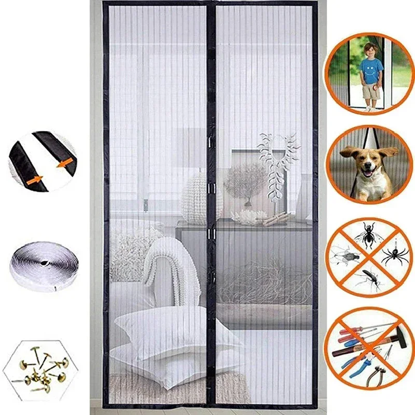 Smart Garden Gate - Magnetic Mosquito Net Door 80/90/100 Cms