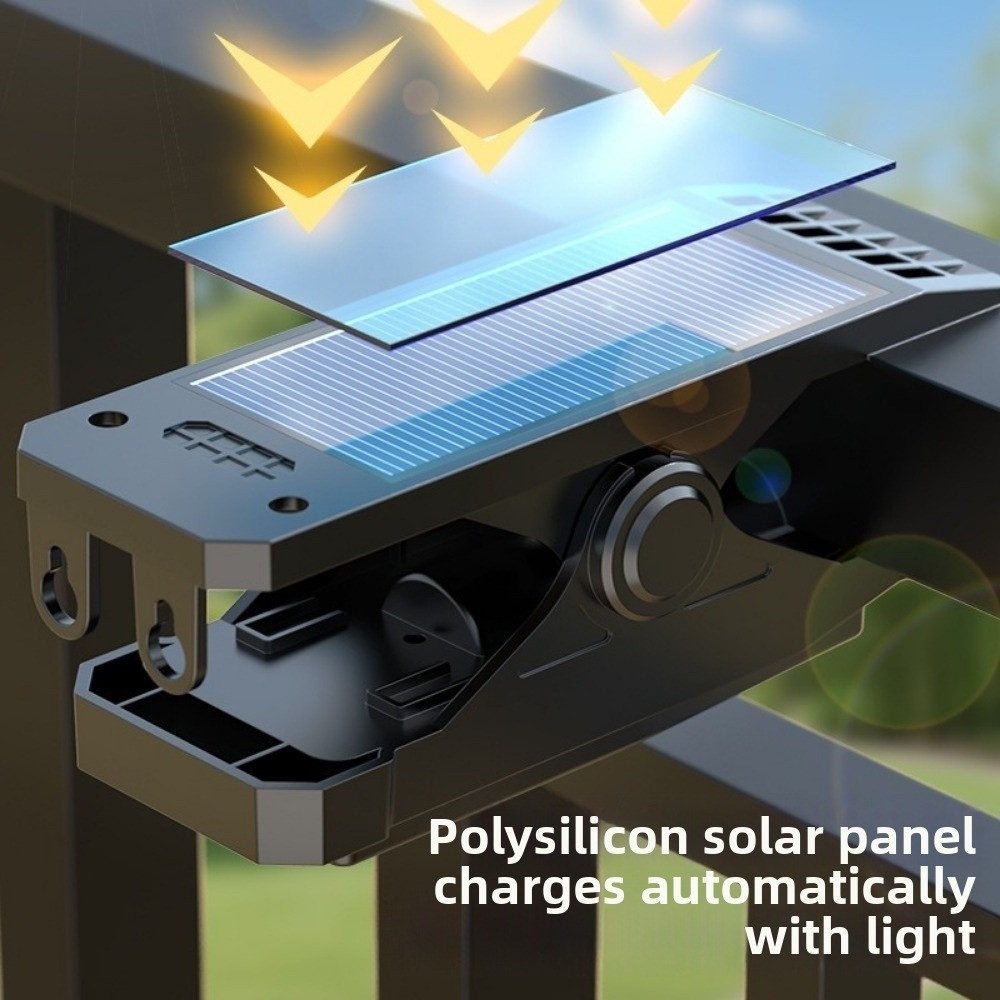 Smart Garden Gate - Portable Clip On Solar Clip-on Lamp