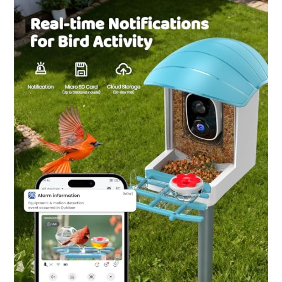 Bird Feeder with Camera Solar  - Smart Garden Ai recensie en prijs