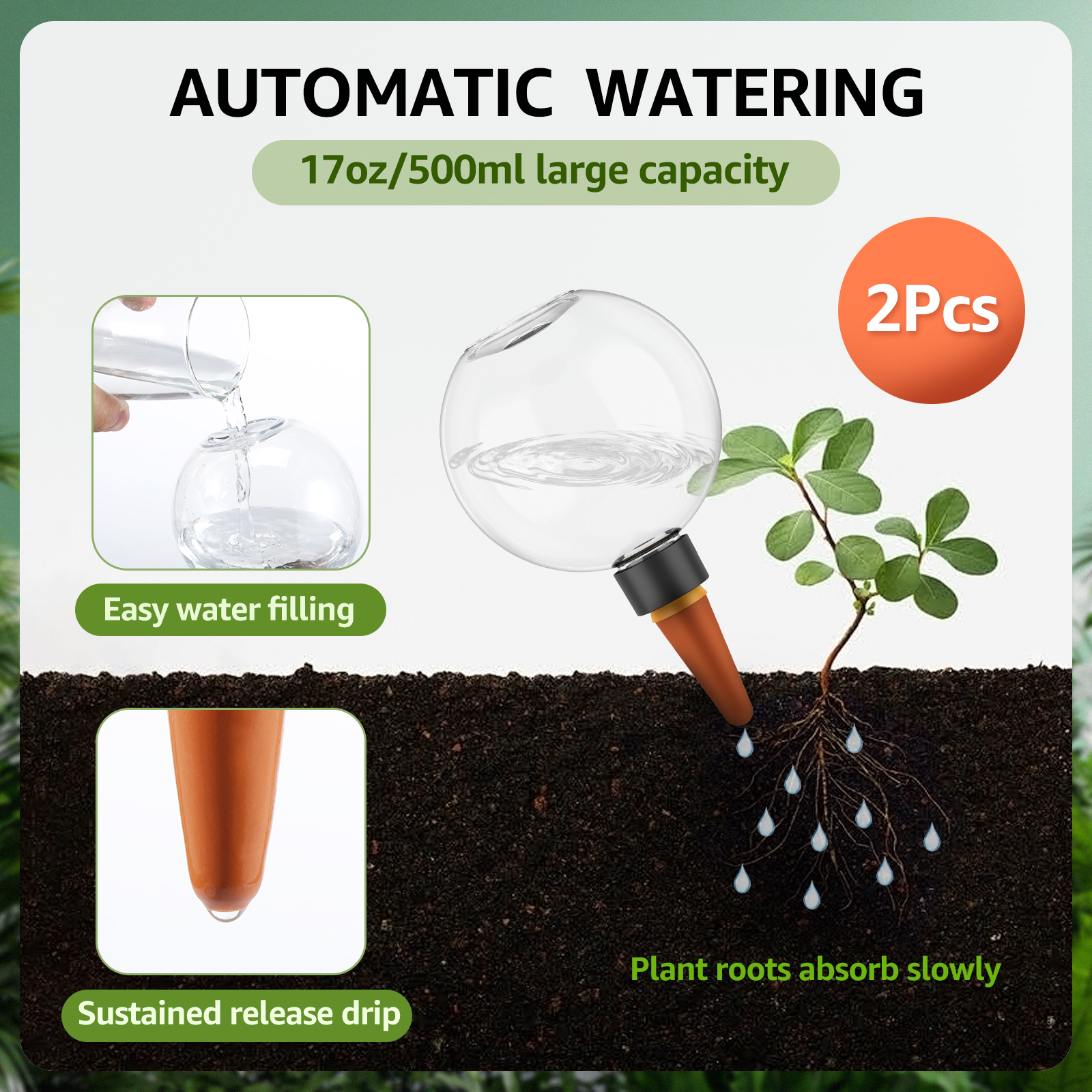 2/4Pcs 500ML Automatic Drip Ir - Smart Garden Sprinkler recensie en prijs