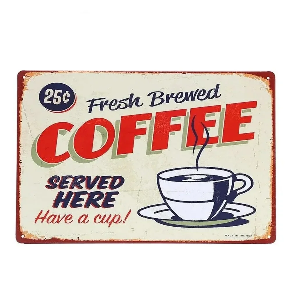 Plaque Metal Signs Drink Coffe - Smart Garden In Home recensie en prijs