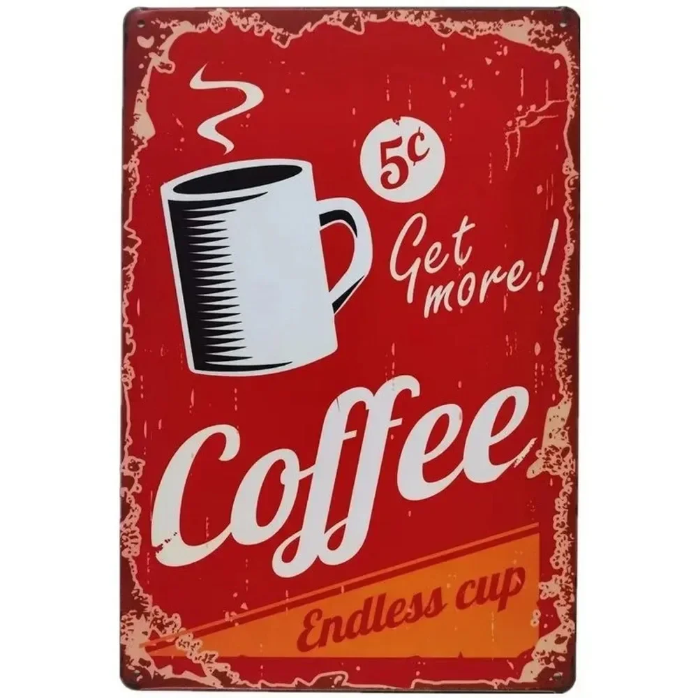 Plaque Metal Signs Drink Coffe - Smart Garden In Home recensie en prijs