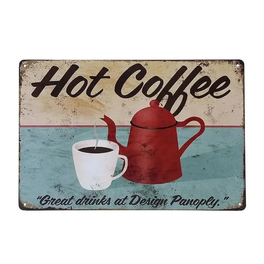 Plaque Metal Signs Drink Coffe - Smart Garden In Home recensie en prijs