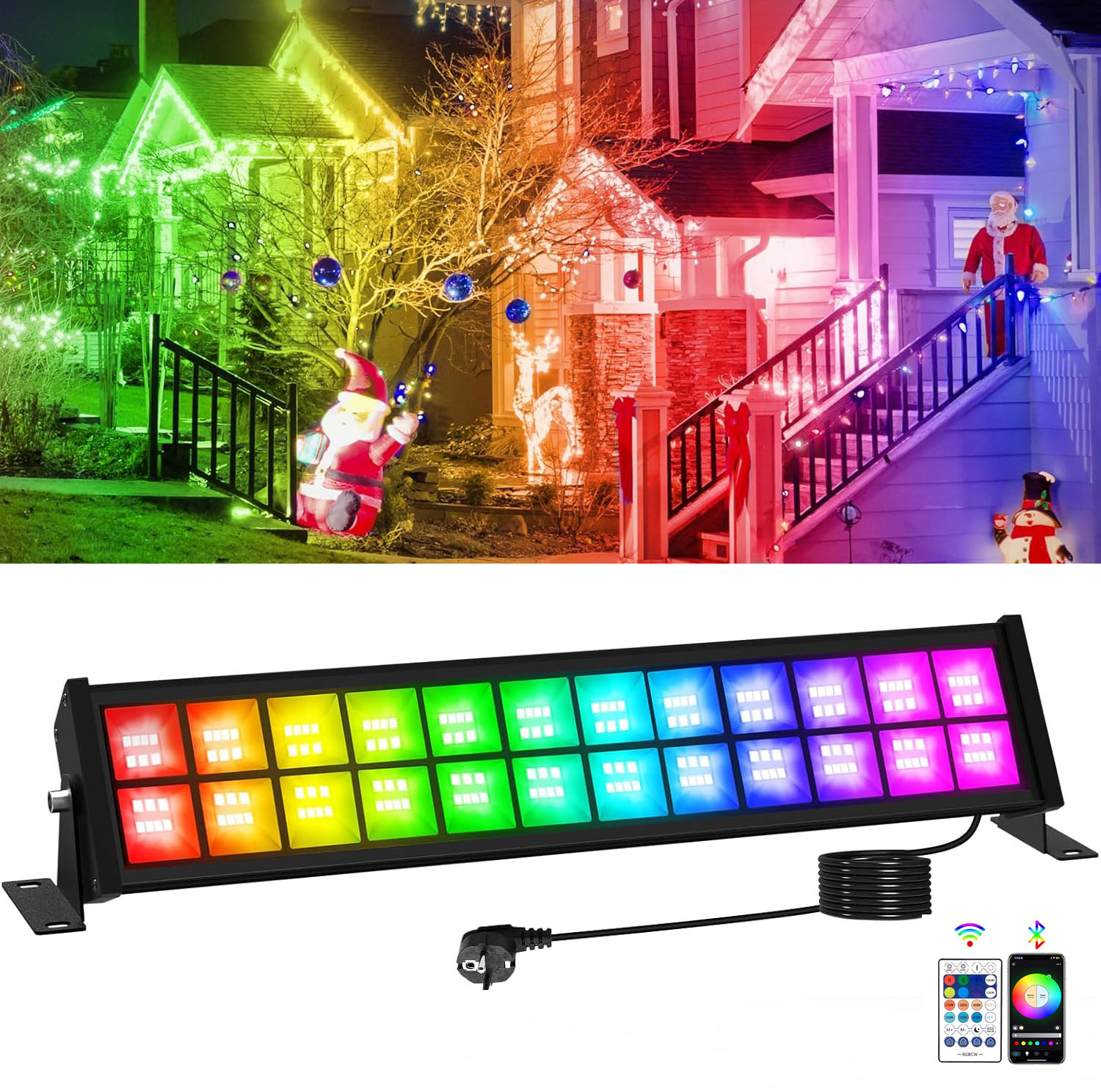 50/72W RGB LED Floodlight Bar  - Smart Garden Lights Uk recensie en prijs