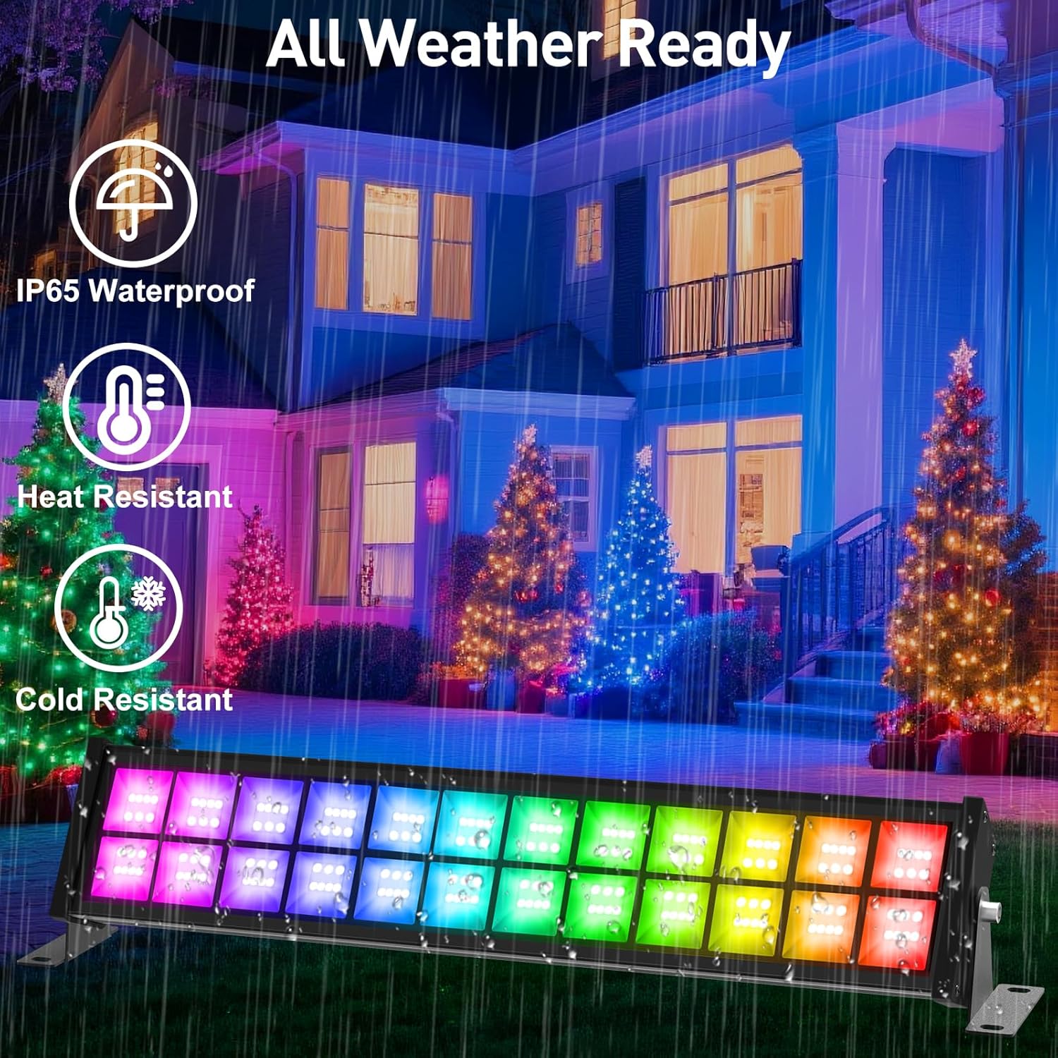50/72W RGB LED Floodlight Bar  - Smart Garden Lights Uk recensie en prijs