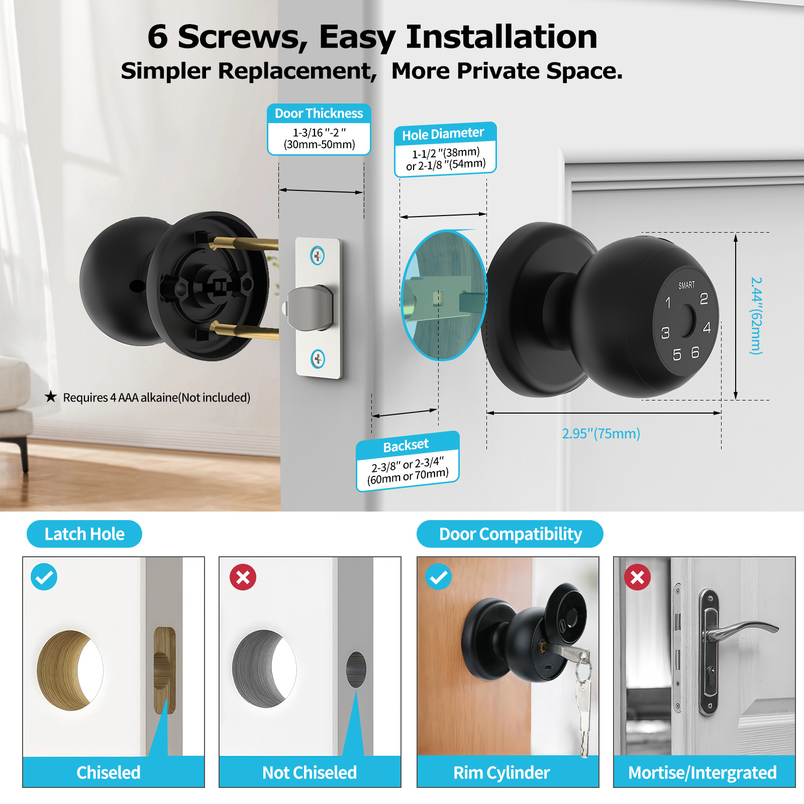 Viladepot Smart Lock Fingerpri - Smart Garden Door Lock recensie en prijs