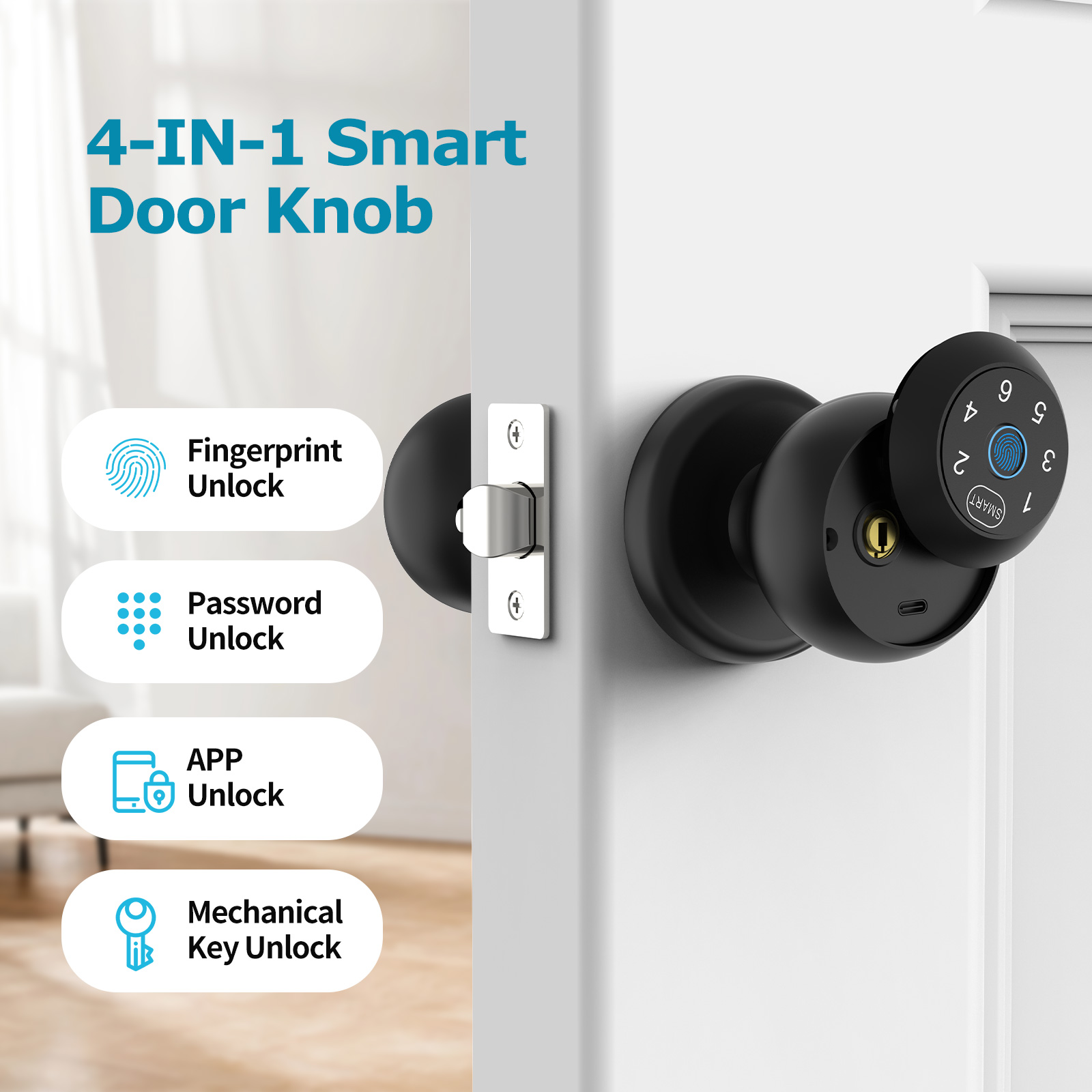 Viladepot Smart Lock Fingerpri - Smart Garden Door Lock recensie en prijs
