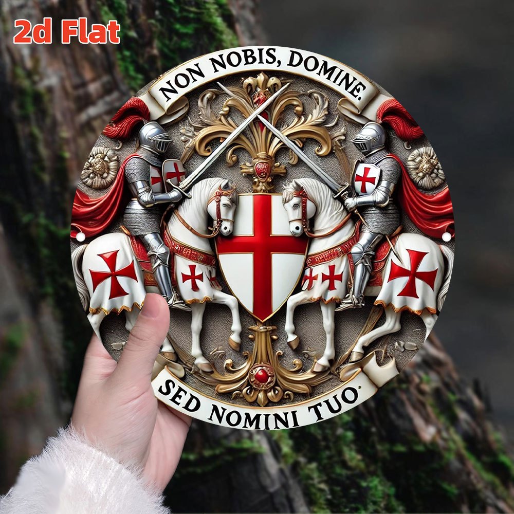 2D Flat Medieval Templar Knigh - Smart Garden In Home recensie en prijs
