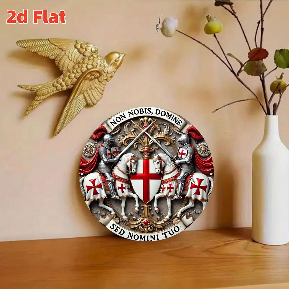 2D Flat Medieval Templar Knigh - Smart Garden In Home recensie en prijs