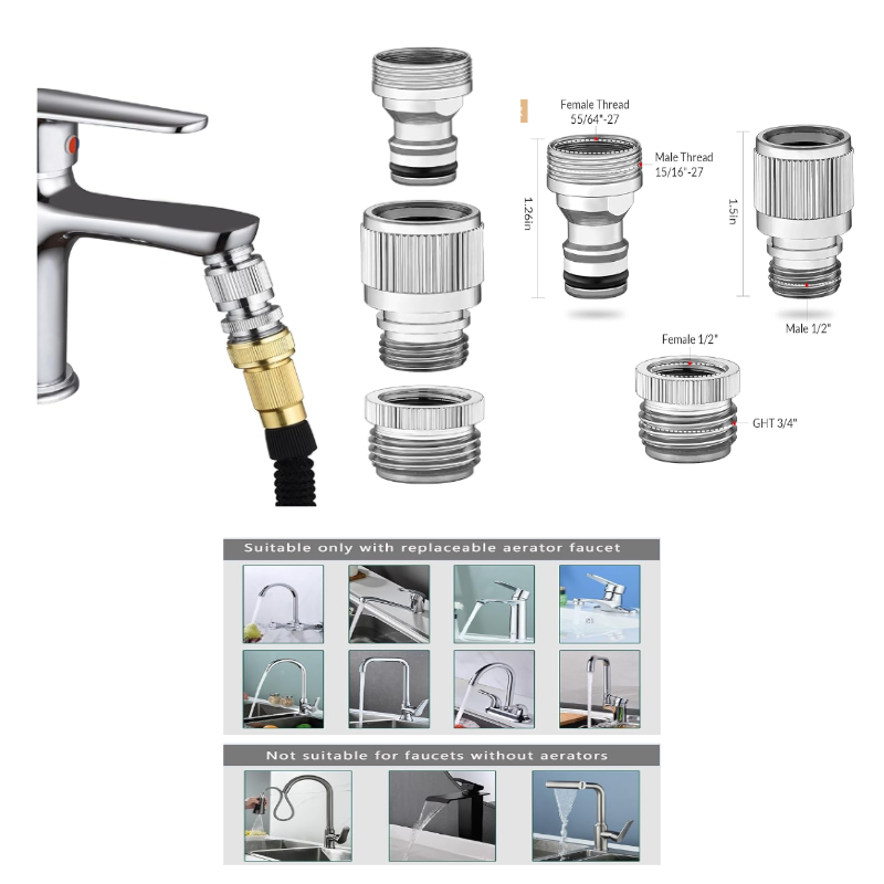 Sink Faucet Quick Connector, F - Smart Garden Tap recensie en prijs