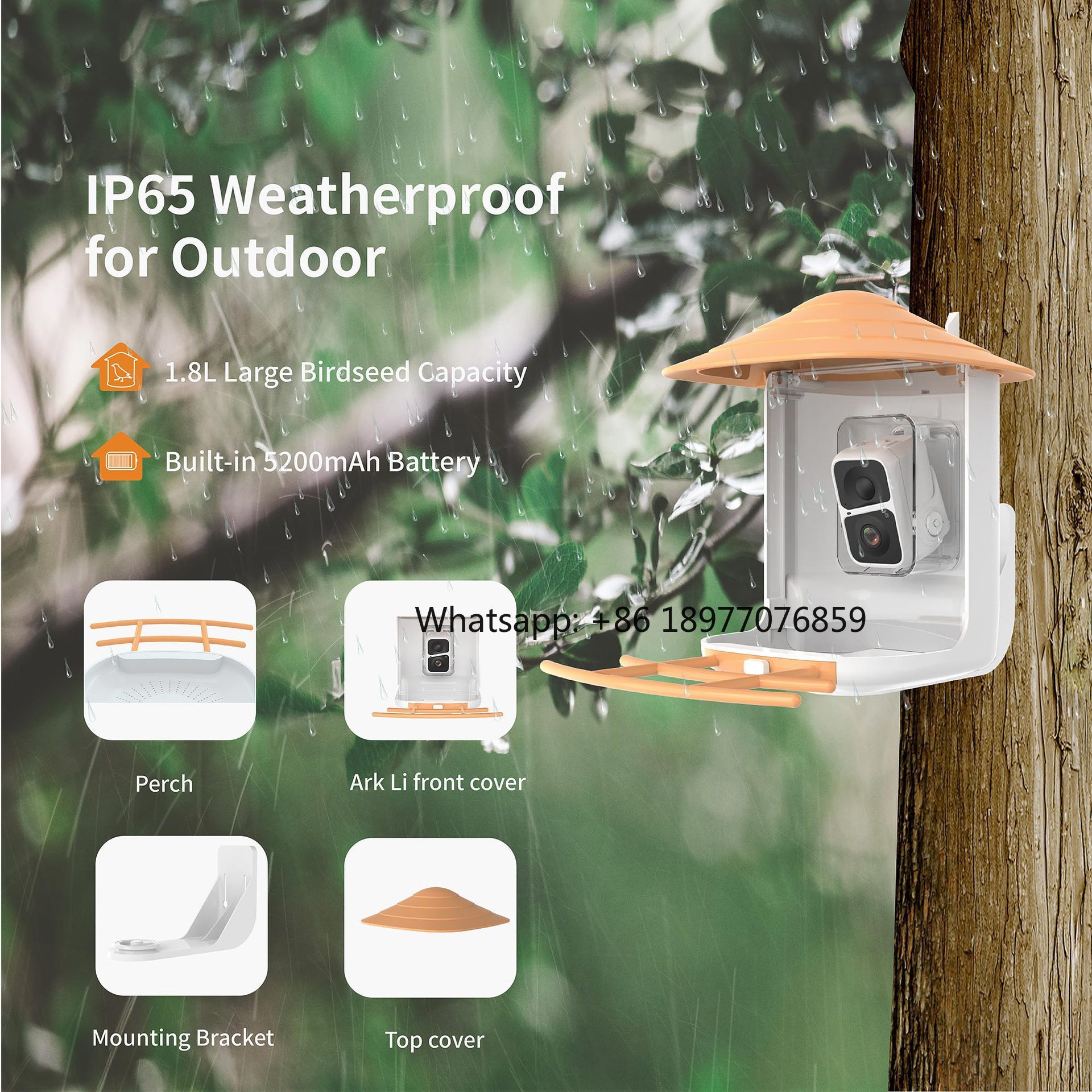 2026 2L IP66 AI Smart Bird Fee - Smart Garden Ai recensie en prijs