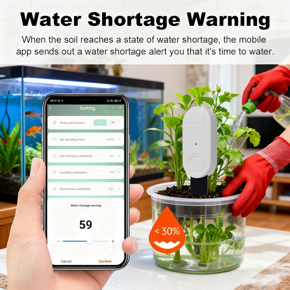 4in1 Zigbee Soil Moisture Temp - Smart Garden Tools recensie en prijs