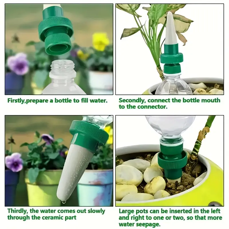 4Pcs Automatic Plant Drip Irri - Smart Garden Kitchen recensie en prijs