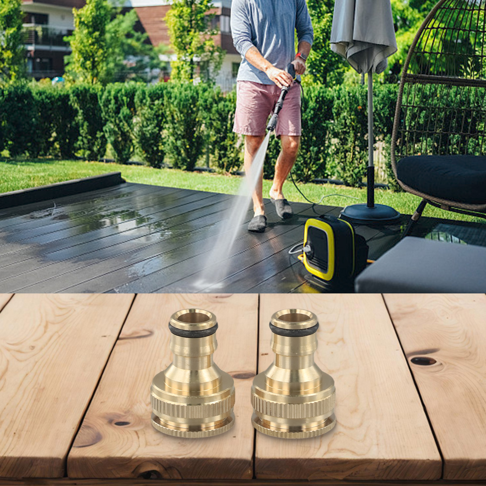 Brass Faucet Tap Connector Mix - Smart Garden Tap recensie en prijs