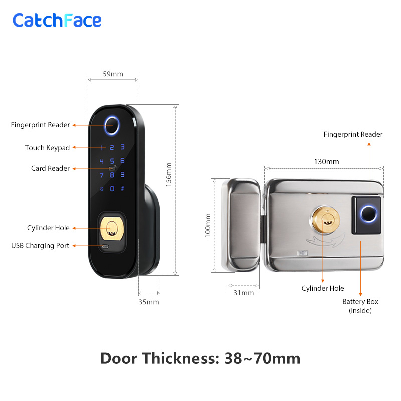 Electronic Door Lock DOUBLE SI - Smart Garden Gate recensie en prijs