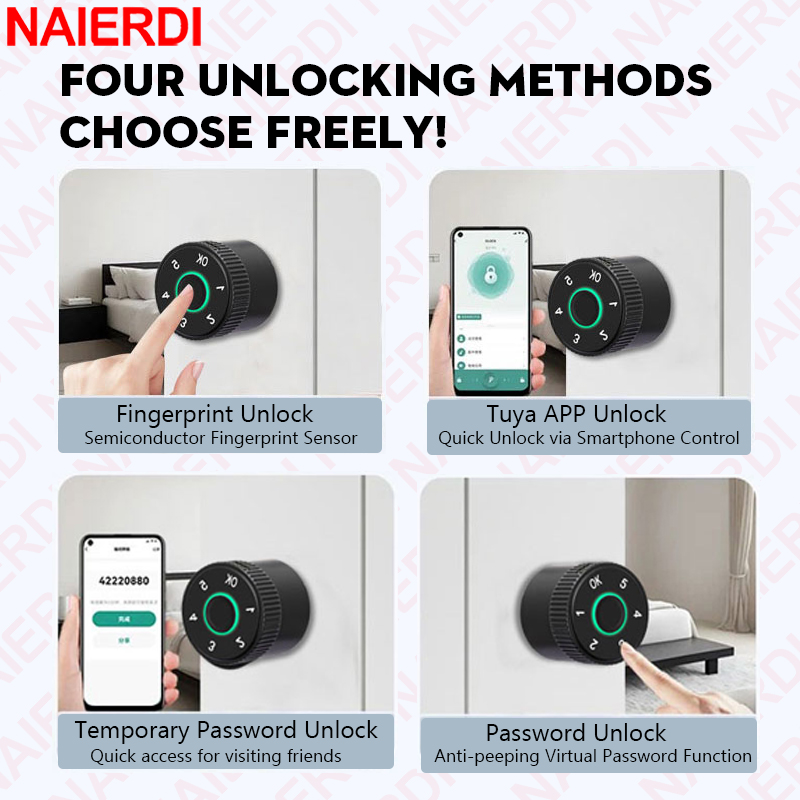 NAIERDI Smart Electronic Lock  - Smart Garden Door Lock recensie en prijs