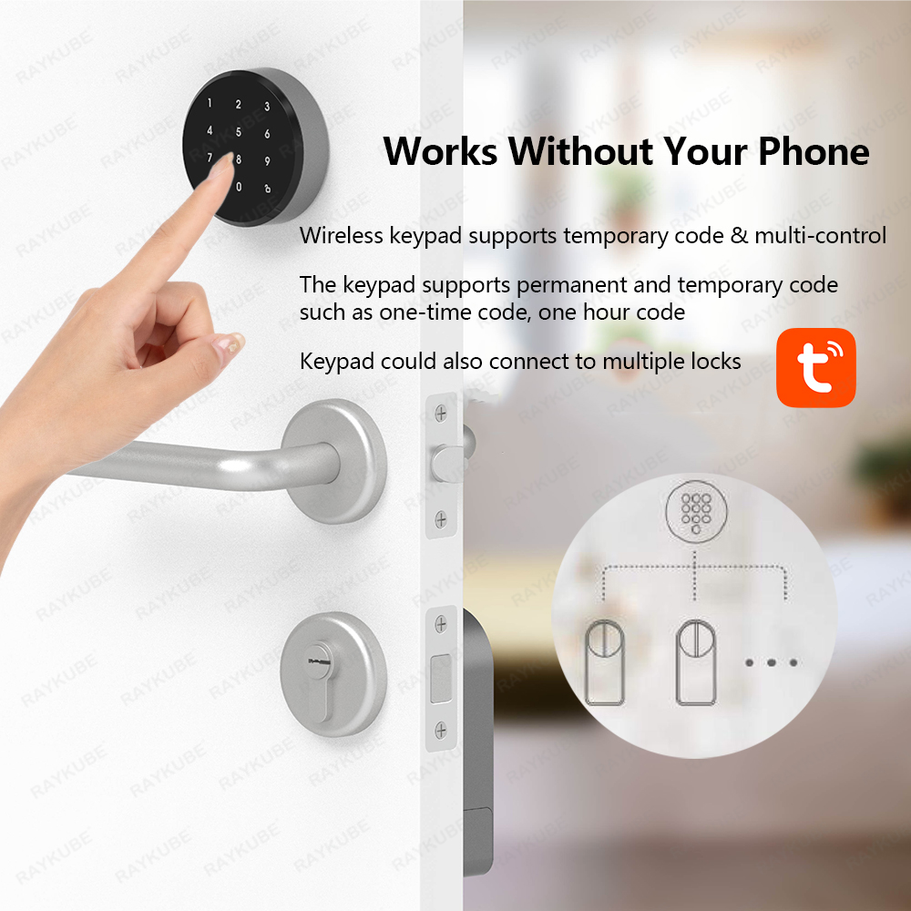 RAYKUBE A1 Pro Tuya BEL Smart  - Smart Garden Door Lock recensie en prijs
