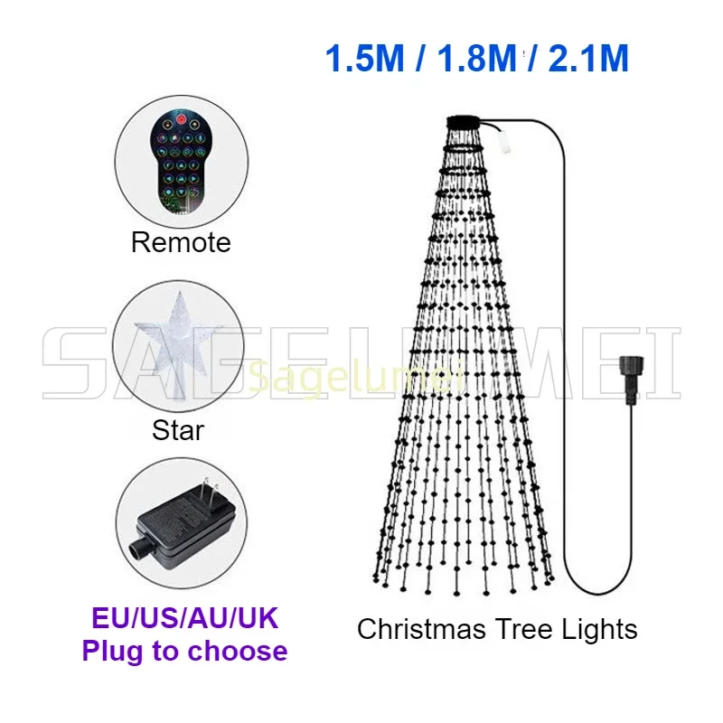 RGBIC 400LEDs Christmas Lights - Smart Garden Lights Uk recensie en prijs
