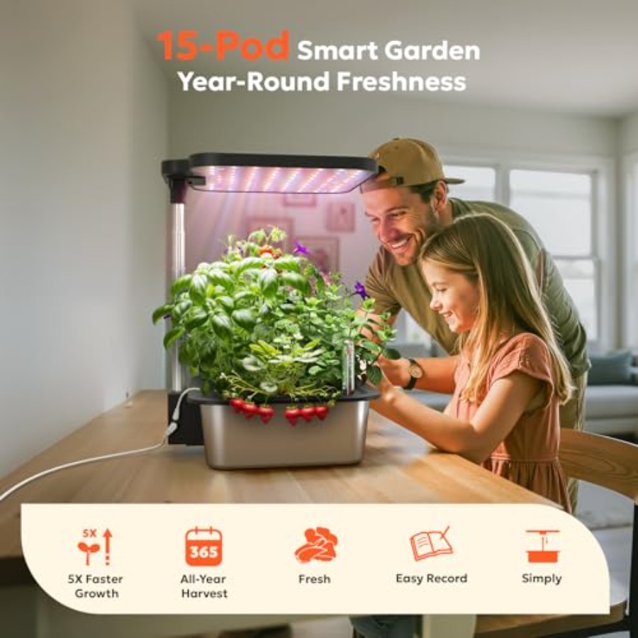 Indoor herb garden kit with 15 - Smart Garden Construct recensie en prijs