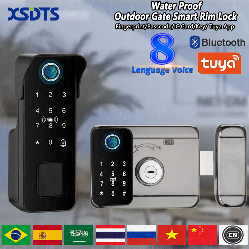Waterproof Smart Door Lock Fin - Smart Garden Door Lock recensie en prijs