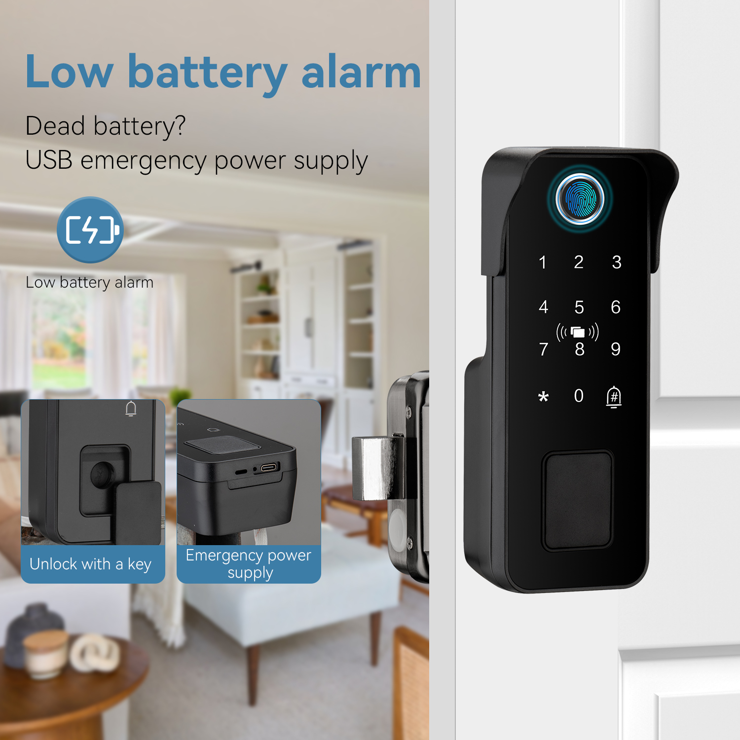 Waterproof Smart Door Lock Fin - Smart Garden Door Lock recensie en prijs