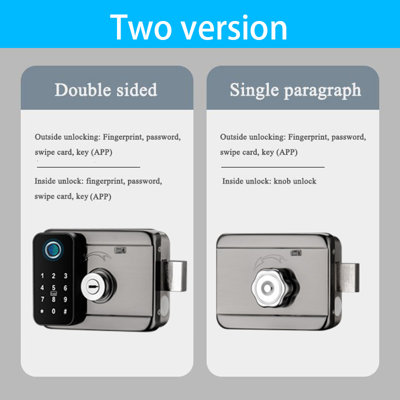 Waterproof Smart Door Lock Fin - Smart Garden Door Lock recensie en prijs