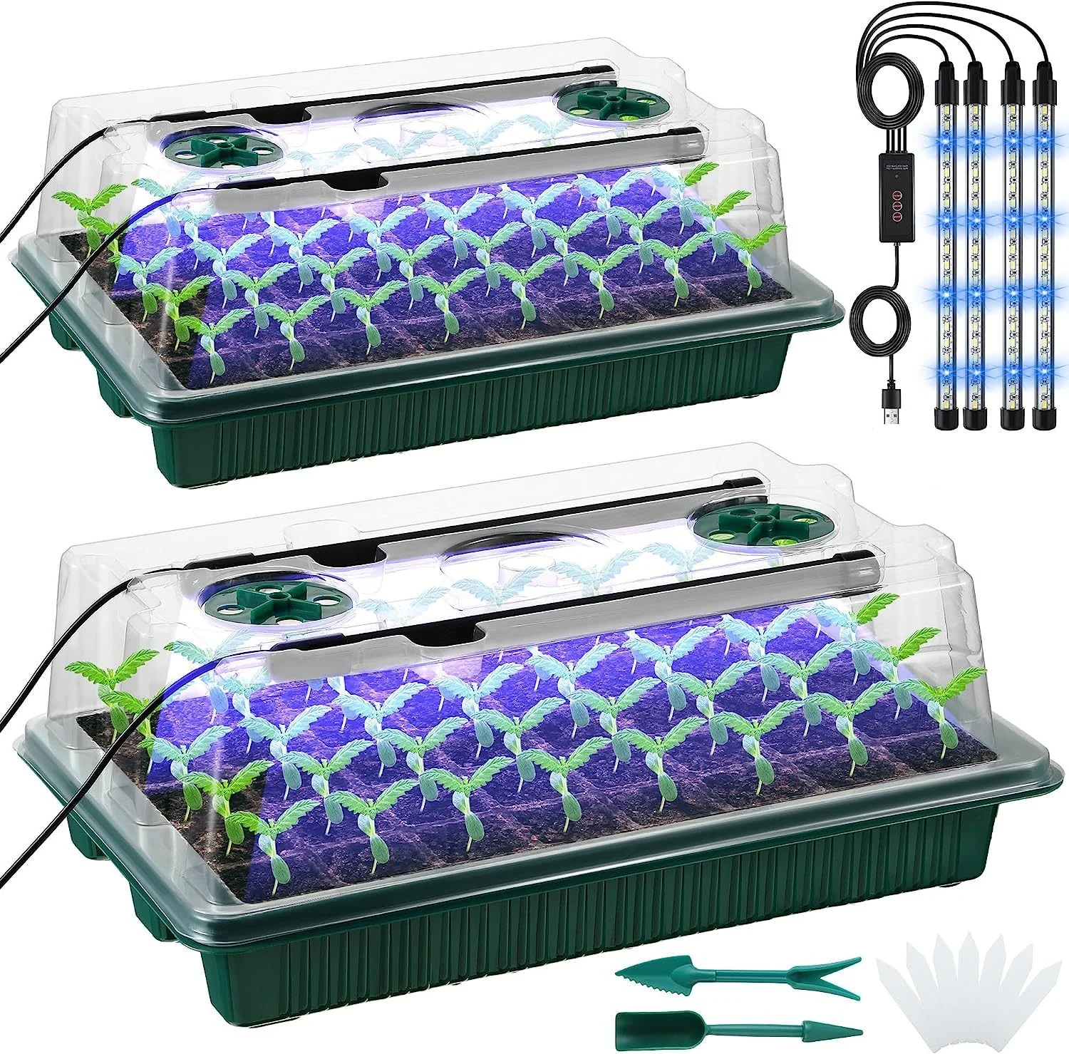 2 Packs, Seed Starter Trays Wi - Smart Garden Domes recensie en prijs