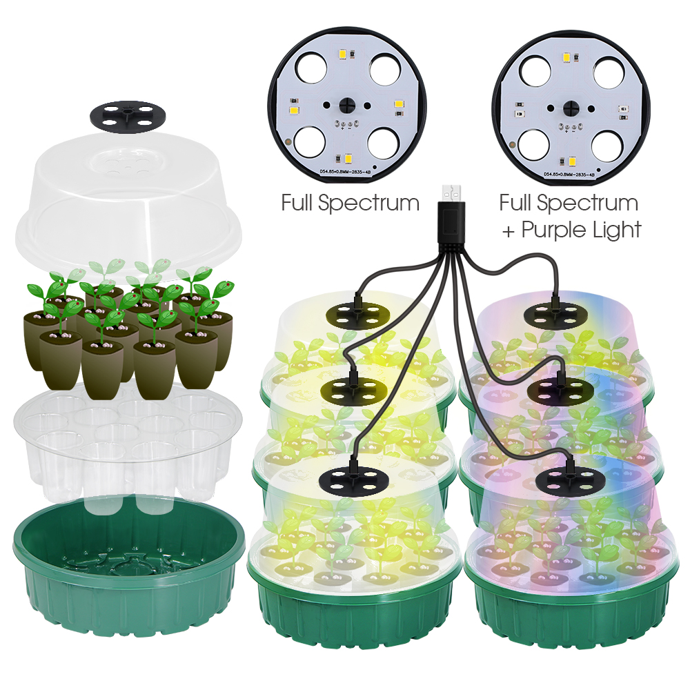 Round Seed Starter Tray with F - Smart Garden Domes recensie en prijs