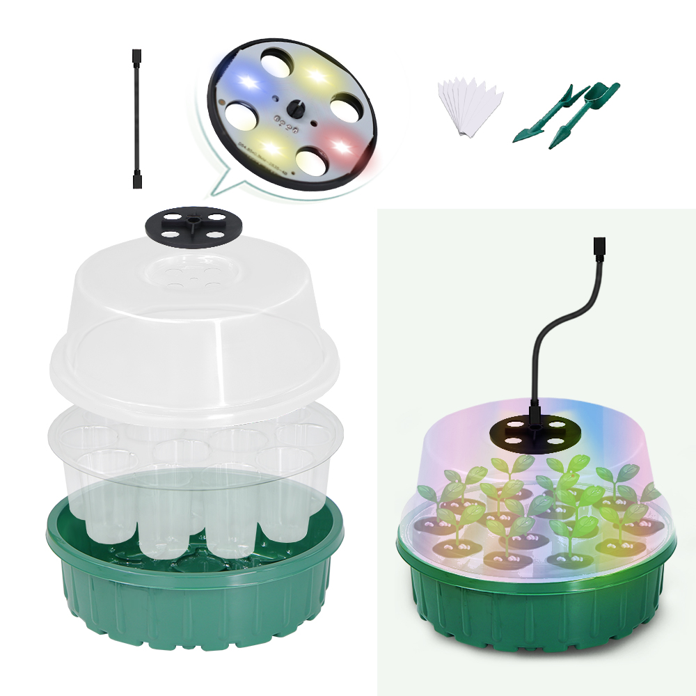 Round Seed Starter Tray with F - Smart Garden Domes recensie en prijs