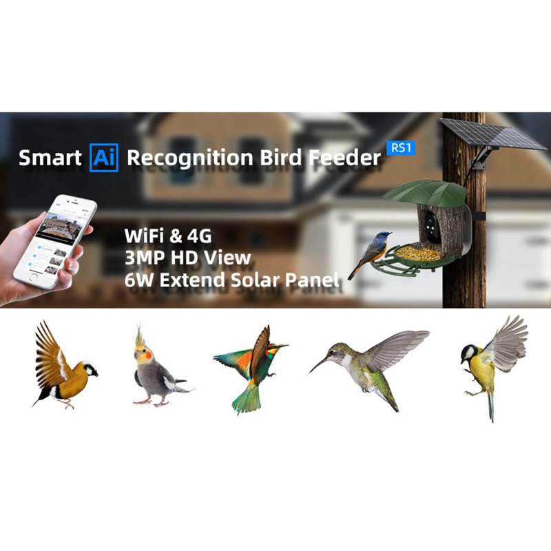 Solar AI Smart Bird Feeder Bir - Smart Garden Ai recensie en prijs