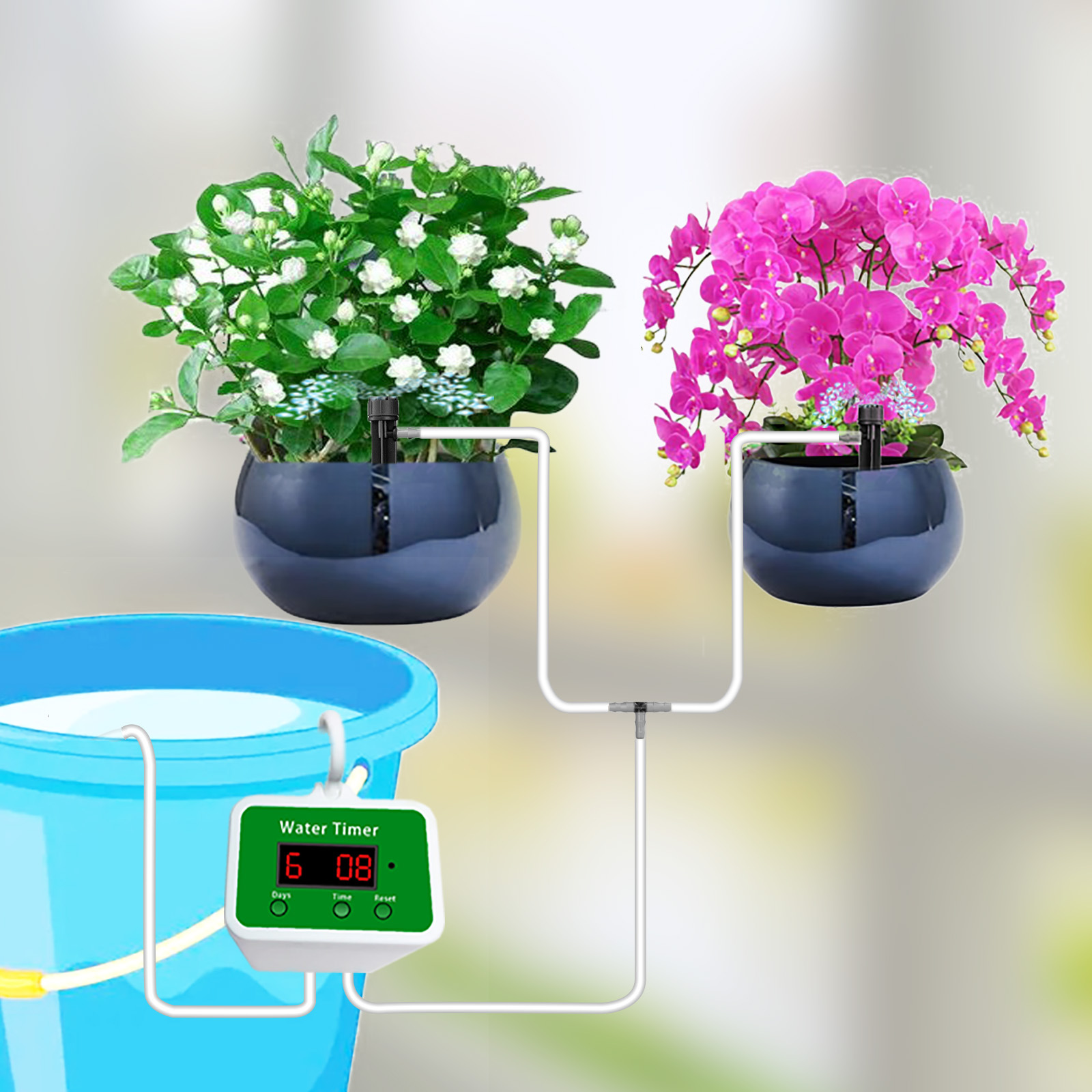 Automatic Drip Irrigation Syst - Smart Garden Domes recensie en prijs