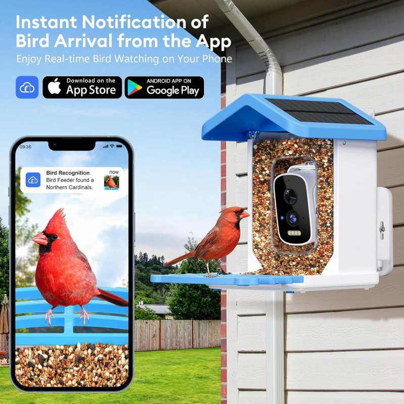 WiFi Smart Bird Feeder with Ca - Smart Garden Ai recensie en prijs
