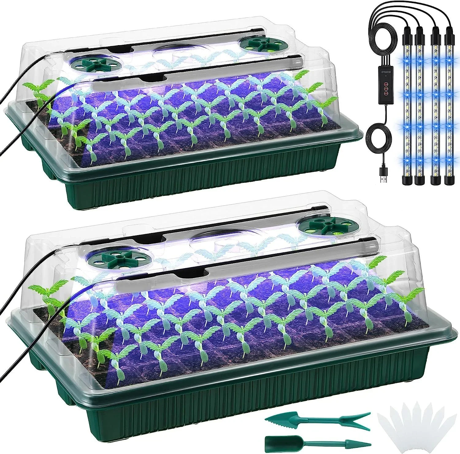 2 Packs, Seed Starter Trays Wi - Smart Garden Domes recensie en prijs