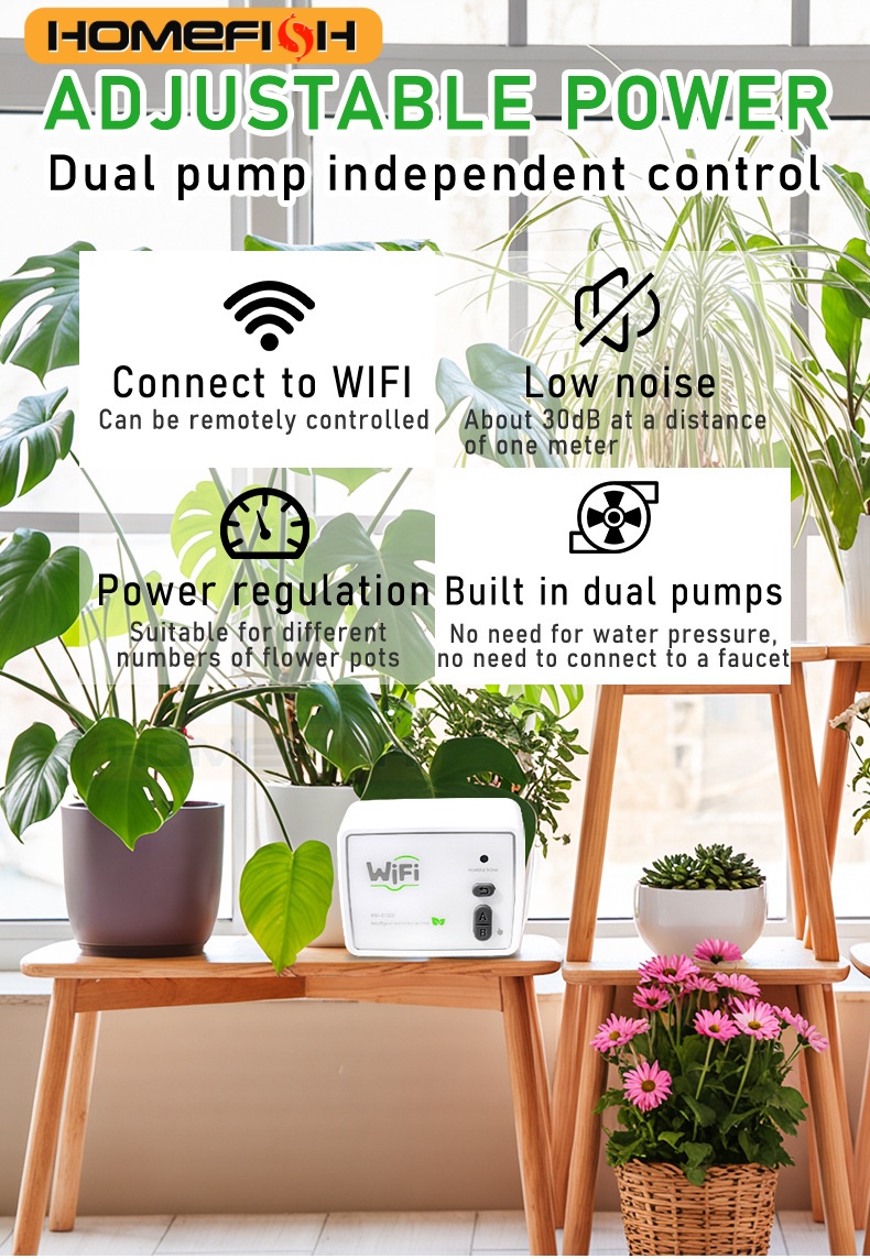 HOMEFISH WIFI Smart Dual Pump  - Smart Garden Domes recensie en prijs