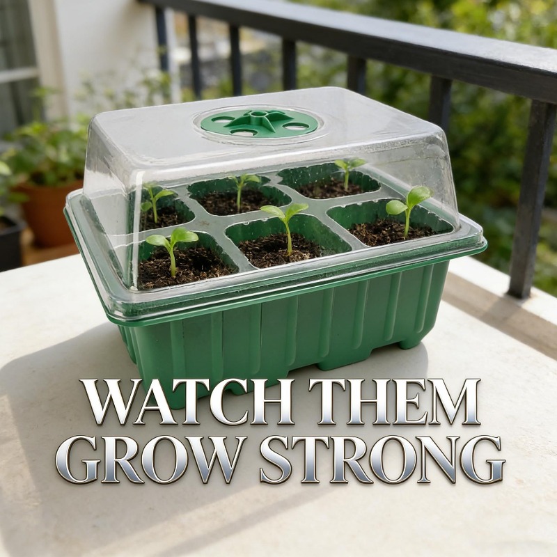 Seed Starter Tray with Lid 6 C - Smart Garden Domes recensie en prijs