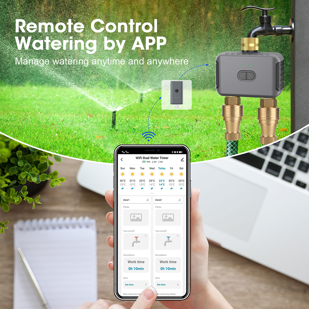 Tuya 2 Zone Watering Timer Gar - Smart Garden In Home recensie en prijs